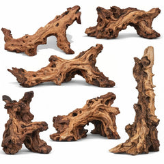 Mopani Wood Natural Mopani Driftwood Aquascape Wood Aquarium 10-20cm Small