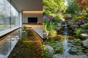 Indoor and Out door ponds