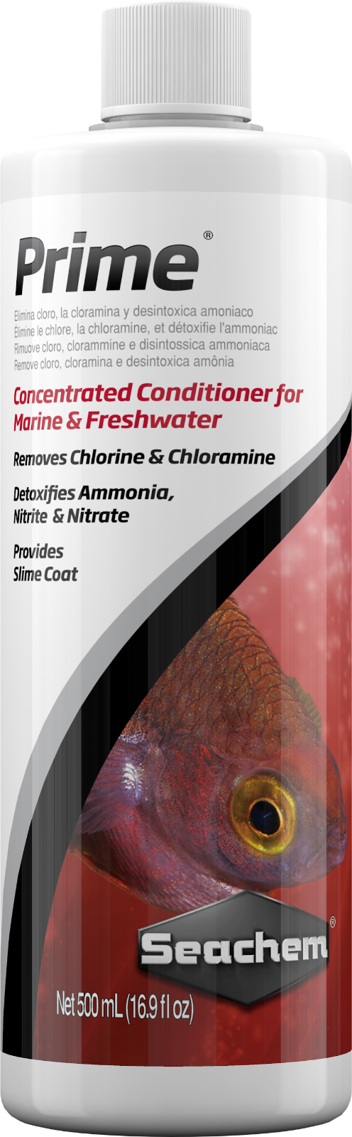 Seachem Prime Water Conditioner Dechlorinator Ammonia Detox Fresh Marine