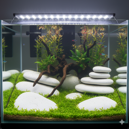 White Paddlestones Stacking Rock Aquarium Decor Fish Tank Aquascape 2kg