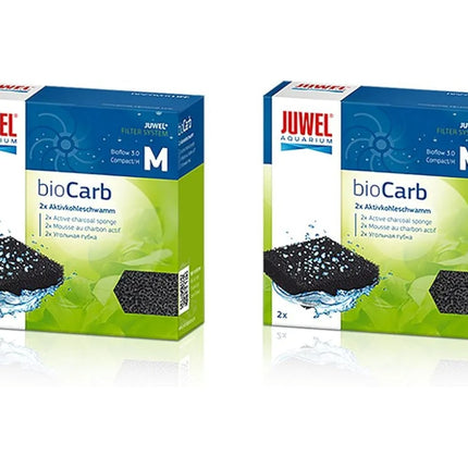 Juwel BioCarb Active Charcoal Sponge 2 Packs NEXT DAY DELIVERY