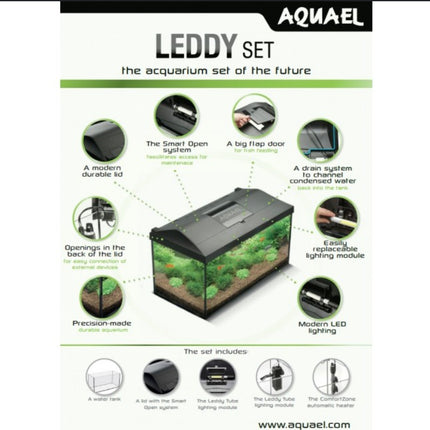Aquael Leddy 60 Day and Night Aquarium Black