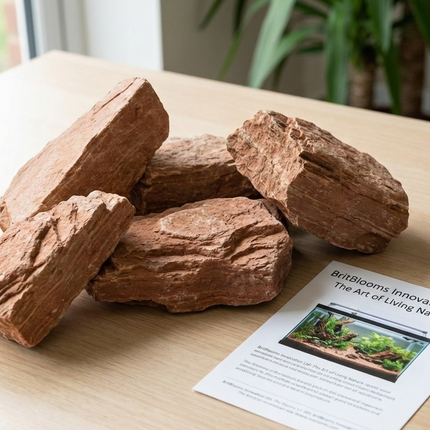 Sunstone Rock for Aquarium | Premium Hardscape Stone for Aquascape & Terrarium