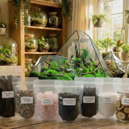 Crystal Terrarium Kit DIY – Grow Your Own Mini Crystal Garden – Unique DIY KIT