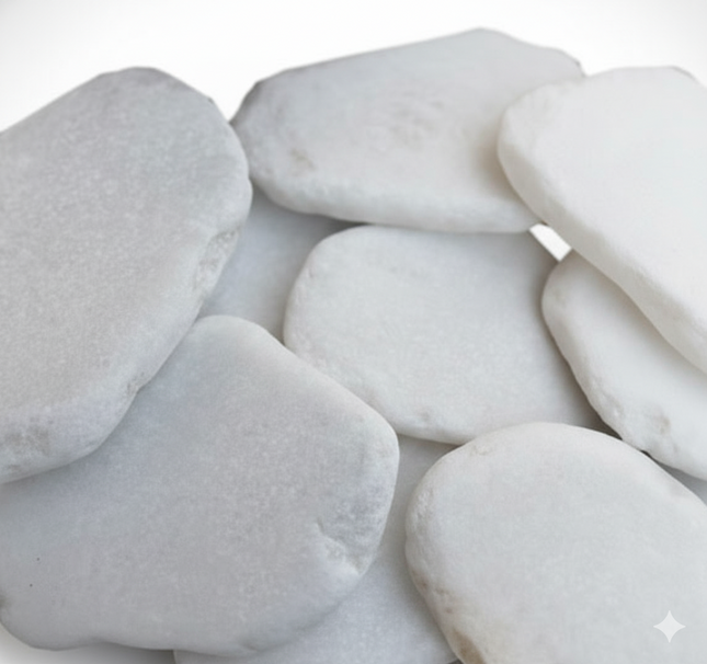 White Paddlestones Stacking Rock Aquarium Decor Fish Tank Aquascape 2kg