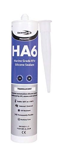 BOND IT CLEAR HA6 RTV Silicone Sealant Marine Aquarium