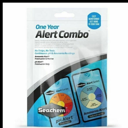 Seachem Alert Combo One Year Ammonia and Freshwater pH Monitor Pack 