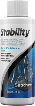 Seachem Stability Biofilter Bacteria–Safe Water Treatment for Aquarium Fish Tank