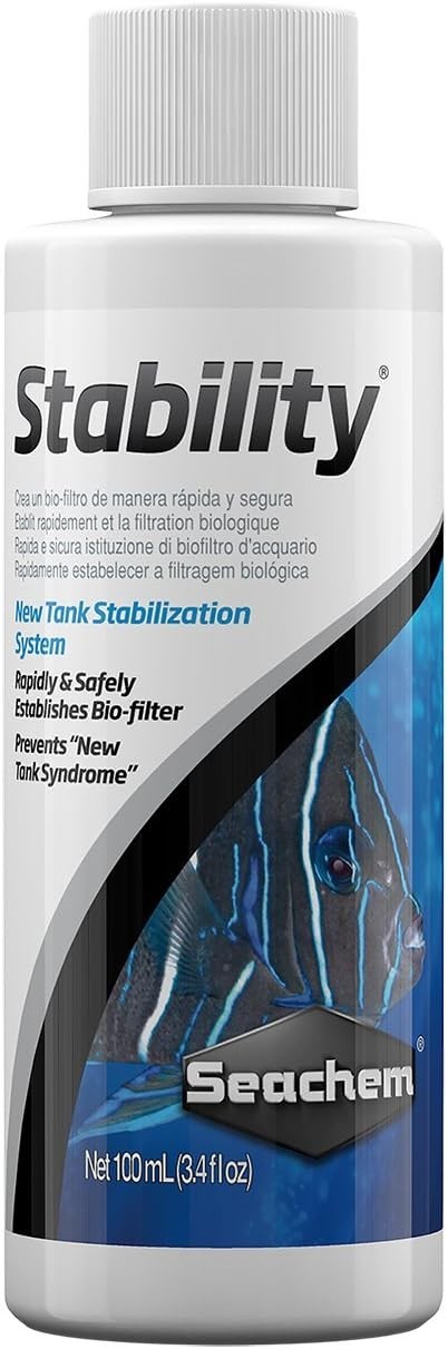 Seachem Stability Biofilter Bacteria–Safe Water Treatment for Aquarium Fish Tank