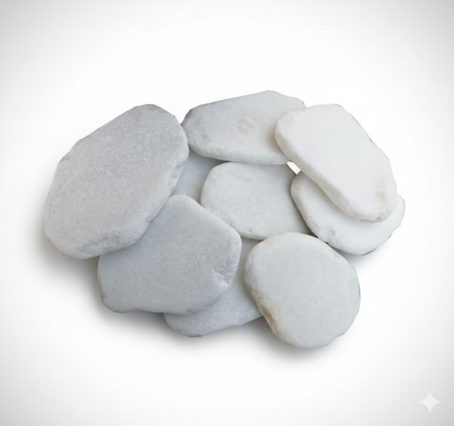 White Paddlestones Stacking Rock Aquarium Decor Fish Tank Aquascape 2kg