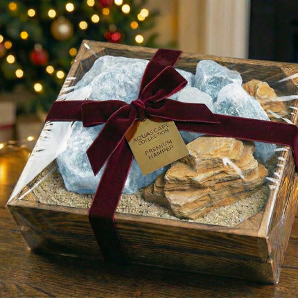 Premium Aquascaping Gift Set– Iced Rock, Pagoda Rock & River Sand for Aquascaper