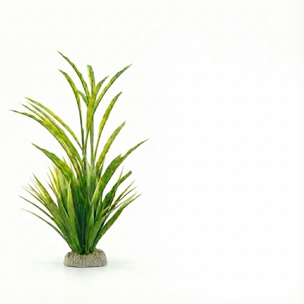 Artificial Aquarium Plant 40 & 42cm – Realistic Tank Decoration with Heavy Base