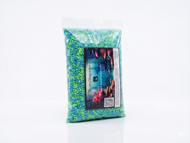 Aqua Blend - Nature lover blue & green Aquarium Gravel