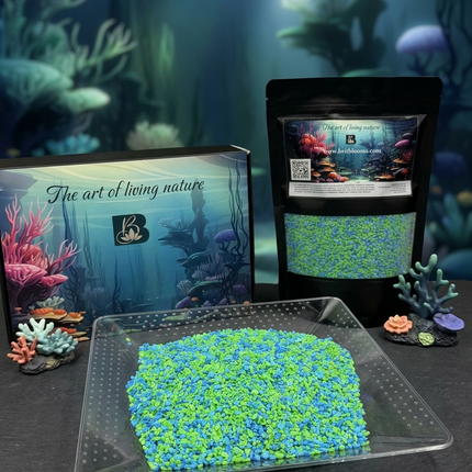 Aqua Blend - Nature lover blue & green Aquarium Gravel