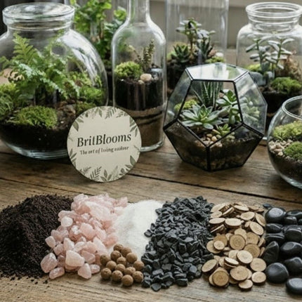 Crystal Terrarium Kit DIY – Grow Your Own Mini Crystal Garden – Unique DIY KIT