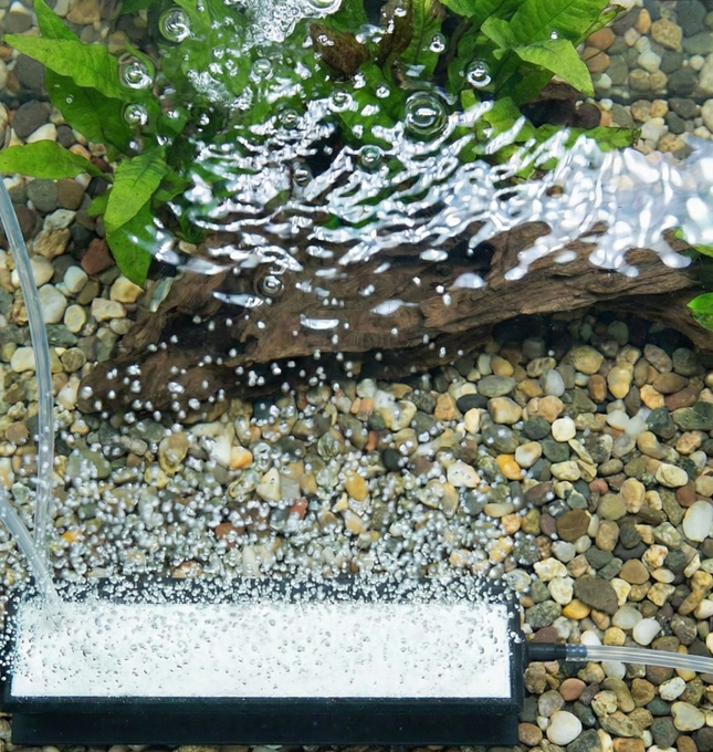 AquaDella Aquarium Air Stones - Fine Bubble – Cylinder (S) or Bar (S/L)