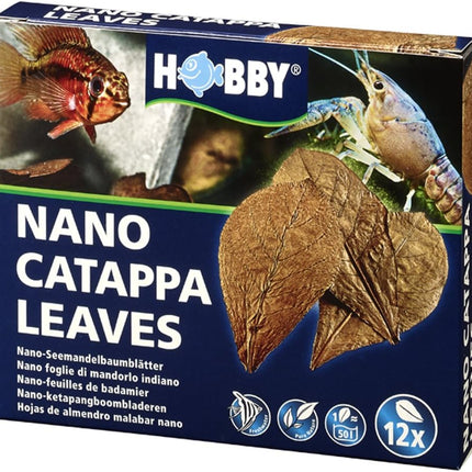 Hobby Nano Catappa Leaves – Indian Almond Leaves (12 Pack)