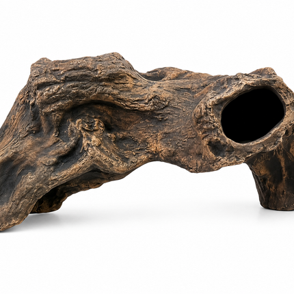 Ceramic Branch Hide – Natural Driftwood Cave for Aquariums & Terrariums