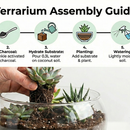 All-in-One Terrarium Kit with Plant