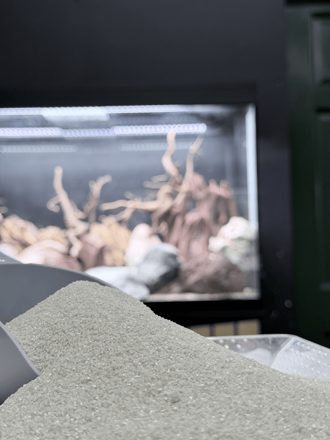 Pewter Sand – Premium Natural Aquarium & Terrarium Substrate