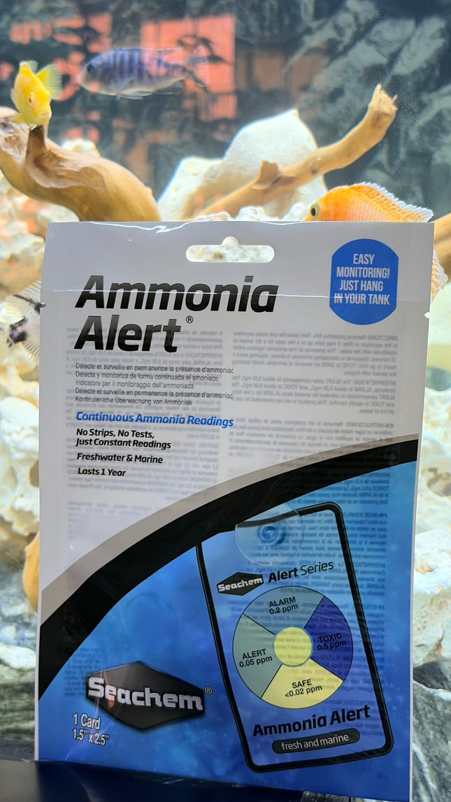 Seachem Ammonia Alert - Continuous Toxic Ammonia Detector for Aquariums
