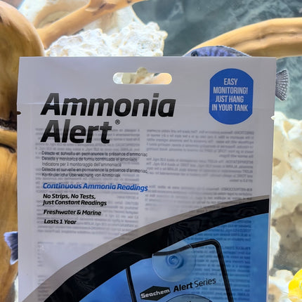 Seachem Ammonia Alert - Continuous Toxic Ammonia Detector for Aquariums
