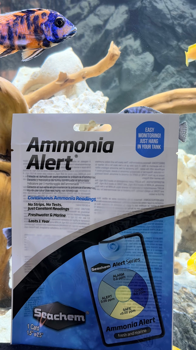Seachem Ammonia Alert - Continuous Toxic Ammonia Detector for Aquariums