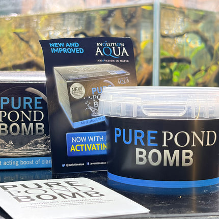 Evolution Aqua Pure Pond Bomb – Fast-Acting Aquarium & Pond Clarifier