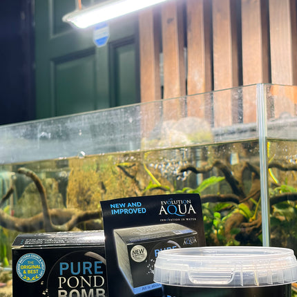 Evolution Aqua Pure Pond Bomb – Fast-Acting Aquarium & Pond Clarifier