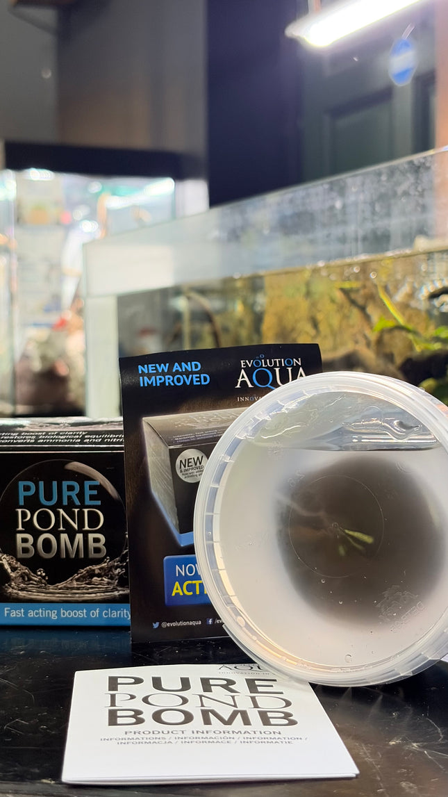 Evolution Aqua Pure Pond Bomb – Fast-Acting Aquarium & Pond Clarifier