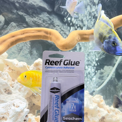Seachem Reef Glue Cyanoacrylate Adhesive 20g – Aquarium Coral Frag Glue