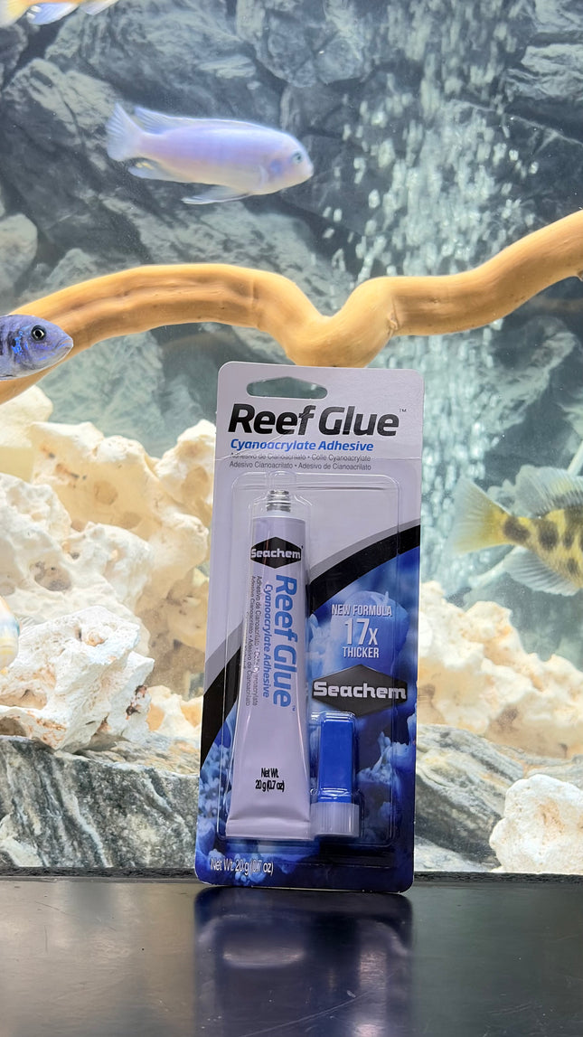 Seachem Reef Glue Cyanoacrylate Adhesive 20g – Aquarium Coral Frag Glue