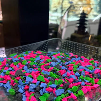 Premium Colour Aquarium Gravel – 1kg  | Fish Safe Tank Substrate