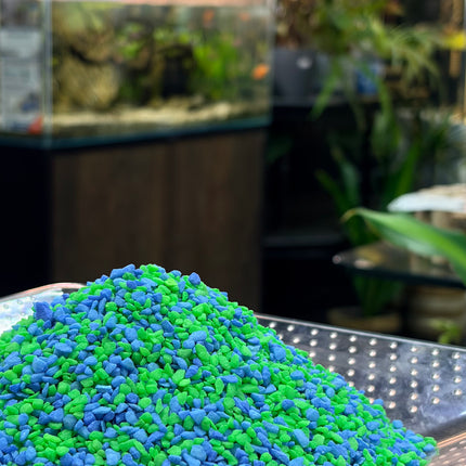 Premium Colour Aquarium Gravel – 1kg  | Fish Safe Tank Substrate