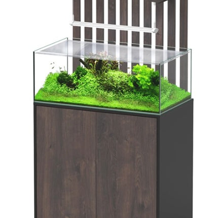 Aquatlantis Shallow Aquascape 80 Aquarium Set 93L Rimless Tank +Cabinet RGBW LED