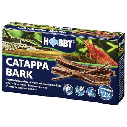 Hobby Catappa Bark – Natural Indian Almond Bark Tubes (12 Pack)