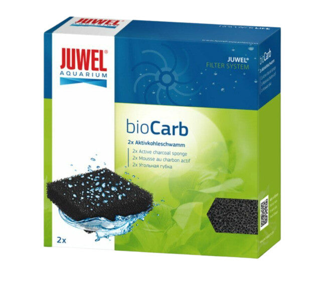 Juwel BioCarb Active Charcoal Sponge 2 Packs NEXT DAY DELIVERY