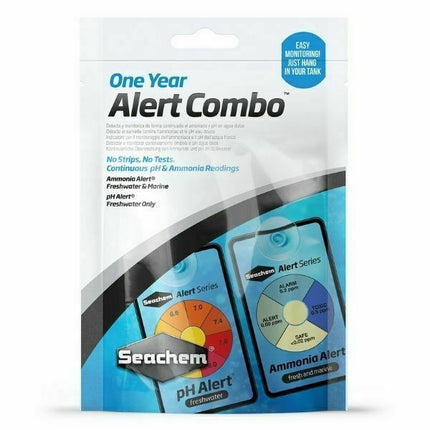 Seachem Alert Combo One Year Ammonia and Freshwater pH Monitor Pack