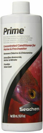 Seachem Prime 500ml Dechlorinator Ammonia Nitrate Remover