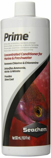 Seachem Prime 500ml Dechlorinator Ammonia Nitrate Remover